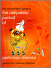 Book cover illustration:The Peripatetic Pursuit of Parkinson's Disease by the Parkinsons Creative Collective